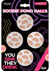 Boobie Beer Pong Balls (4 per Pack)