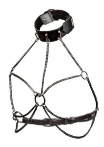 Euphoria Collection Multi Chain Collar Harness - Black