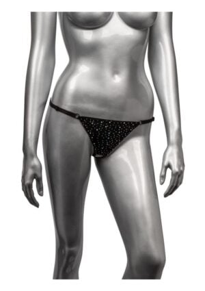 Radiance Crotchless Thong - Black