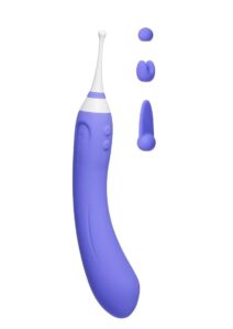 Lovense Hyphy Remote Controlled Silicone Dual End Vibrator - Purple