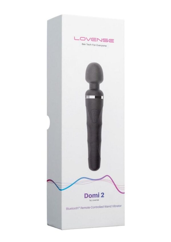 Lovense Domi 2 Rechargeable Wand Massager - Black