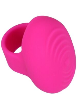 In a Bag Silicone Rechargeable Finger Vibe - Pink