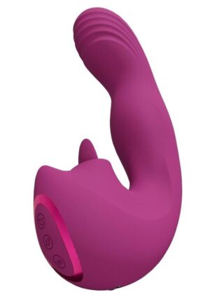 Vive Yuki Rechargeable Dual Motor G-Spot Vibrator with Massaging Beads - Pink