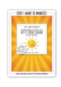 Warm Human Manifest Greeting Card - Sunshine