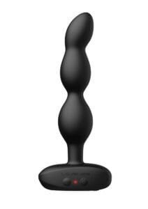 Lovense Ridge Rechargeable Silicone App Control Rotating Anal Beads - Black