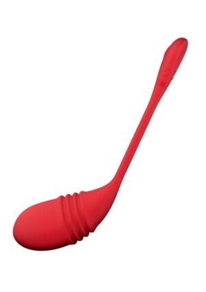Lovense Vulse Rechargeable Silicone Egg Vibrator - Red