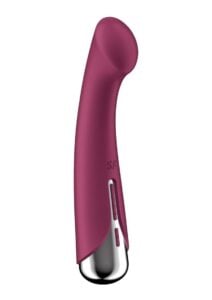 Satisfyer Spinning G-Spot 1 Rechargeable Silicone Vibrator - Red