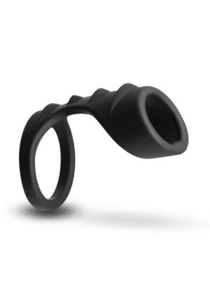 Renegade Bolster Silicone Cock Ring - Black