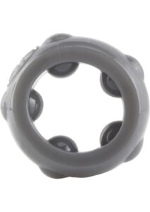 RingO Ranglers Cannonball Cock Ring - Grey (10 each per box)