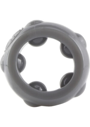 RingO Ranglers Cannonball Cock Ring - Grey (10 each per box)