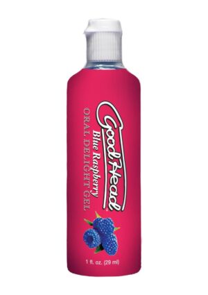 GoodHead Oral Delight Gel Flavored Blue Raspberry 1oz - Bulk