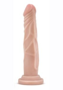 Dr. Skin Platinum Collection Dr. Carter Silicone Dildo with Suction Cup 7.5in - Vanilla