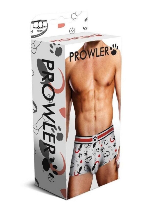 Prowler Puppie Print Trunk - XSmall - White/Black