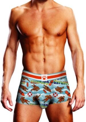 Prowler Gaywatch Bears Trunk - XSmall - Blue/Orange