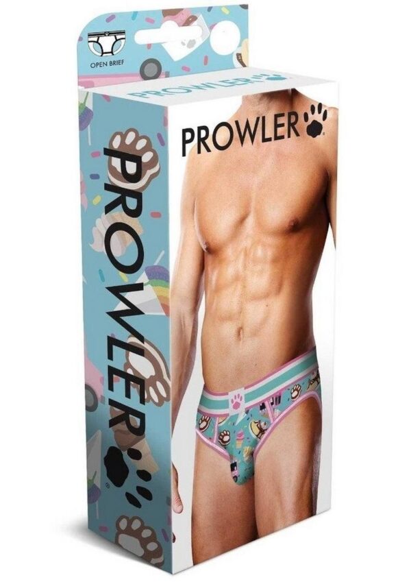Prowler Sundae Open Brief - XSmall - Blue/Pink