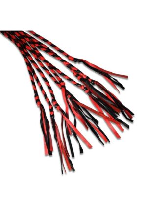 Prowler RED Long Handle Flogger - Red/Black