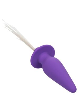 Southern Lights Rechargeable Silicone Vibrating Light Up Anal Probe - Purple