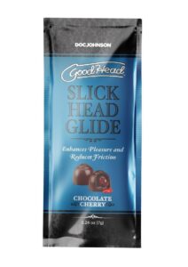 GoodHead Slick Head Glide .24oz Bulk (48 Pieces) - Chocolate Cherry