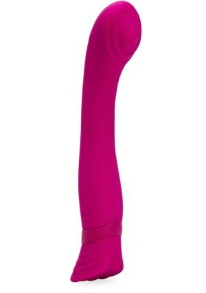 Nu Sensuelle Calypso Rechargeable Silicone Roller Motion G-Spot Vibrator with Clitoral Stimulation - Magenta