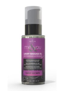 Me and You Pheromone Infused Luxury Massage Oil Sweet Secrets 2oz