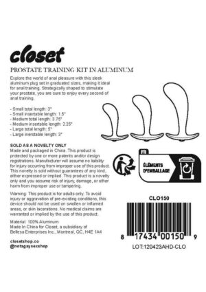 Closet Prostate Aluminum Training Kit