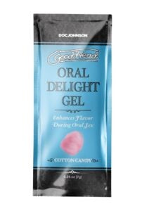 GoodHead Oral Delight Gel .24oz Bulk (48 Pieces) - Cotton Candy