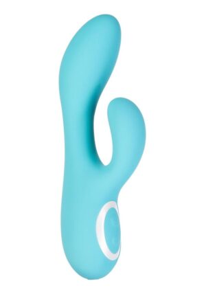 Wonderlust St Tropez Rechargeable Silicone Dual Vibrator - Teal