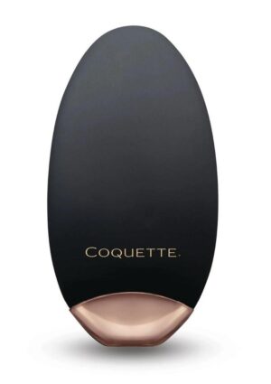 Coquette The Lay Me Down Rechargeable Silicone Vibrator - Black/Gold