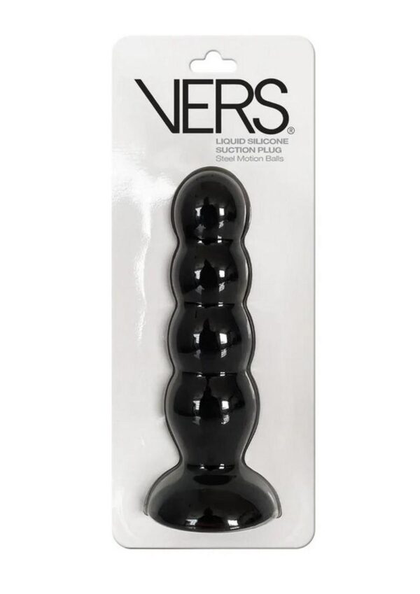 Vers Liquid Silicone Suction Plug - Black