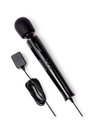 Le Wand Plug-in Massager - Sky Black