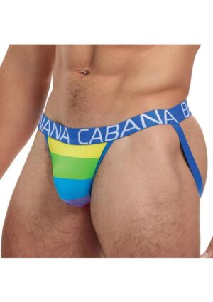 Banana Cabana Jock - Small/Medium- Rainbow