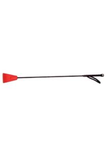 Fetish Play Riding Crop Vegan Leather - Red