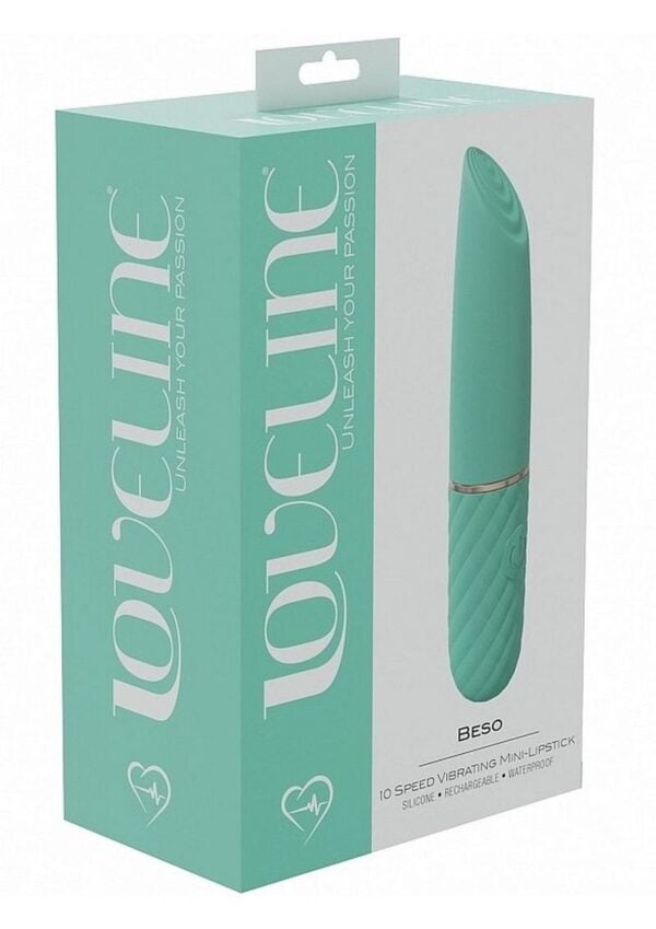 LoveLine Dona Mini Lipstick Silicone Rechargeable Vibrator - Green