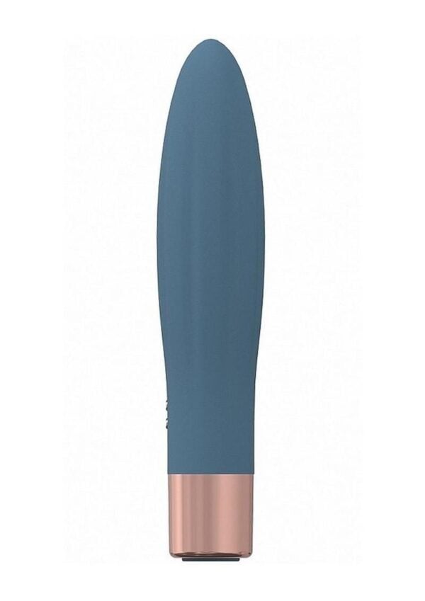 LoveLine Fame Silicone Rechargeable 10 Speed Mini Vibrator - Blue