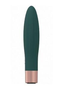 LoveLine Fame Silicone Rechargeable 10 Speed Mini Vibrator - Forest Green