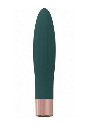 LoveLine Fame Silicone Rechargeable 10 Speed Mini Vibrator - Forest Green