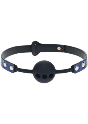 Ouch! Florence Collection Silicone Ball Gag - Blue