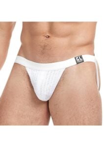 Goal Line Low Rise Jockstrap - Large/XLarge - White