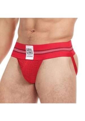 Goal Line Class Jockstrap - Small/Medium - Red