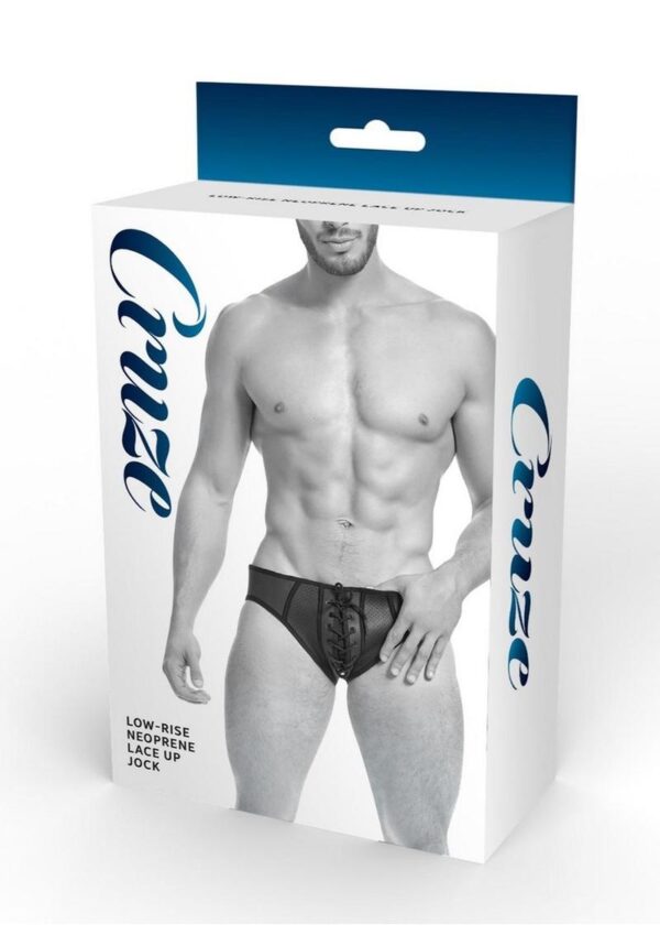 Cruze Kick-Off Lace Up Brief - Large/XLarge - Black