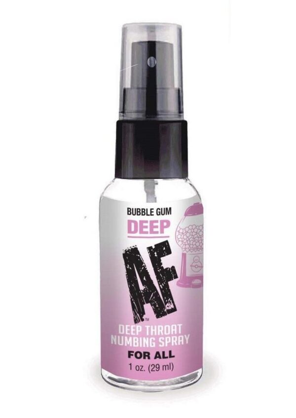 Deep AF Deep Throat Numbing Spray 1oz - Bubblegum