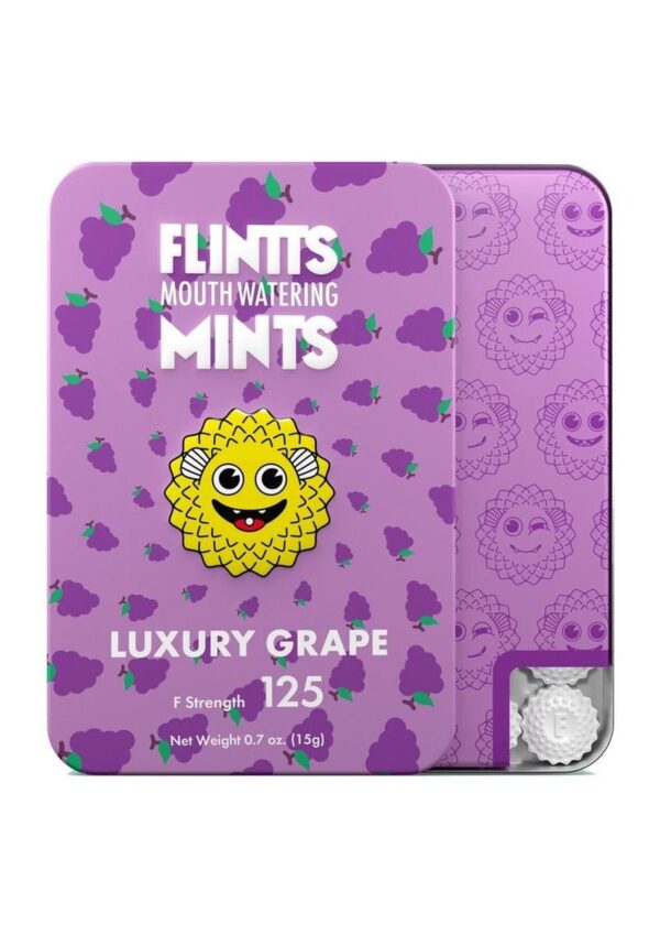 Flintts Mints Mouth Watering Oral Delights - Luxury Grape