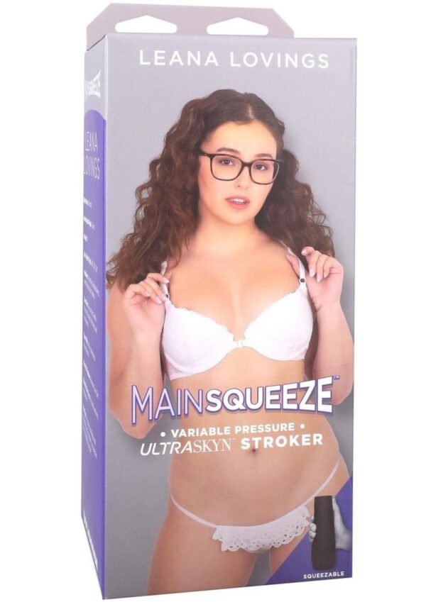 Main Squeeze Leana Lovings Ultraskyn Masturbator - Pussy - Vanilla