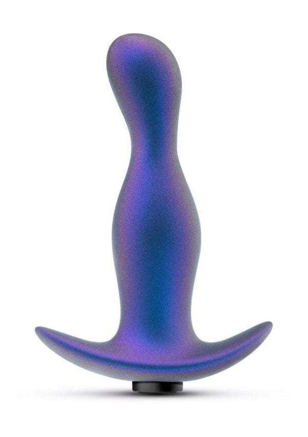 Anal Adventures Matrix Odyssey Prostate Silicone Rechargeable Stimulator - Space Age Blue