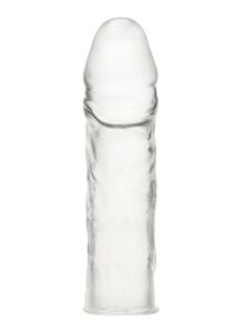 Blue Line Realistic Penis Extension 6.25in - Clear