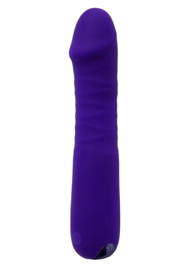 Selopa Ambition Rechargeable Silicone Thrusting Vibrator - Purple