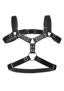 Strict 6 O-Ring Chest Harness - Black