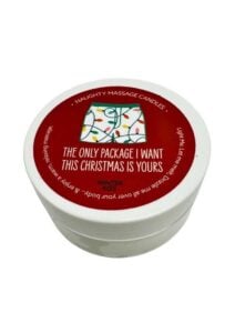 Kama Sutra Holiday Mini Massage Candle 1oz - The Only Package - Winter Spice