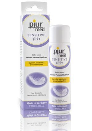 Pjur Med Sensitive Glide Water Based Lubricant 3.4oz