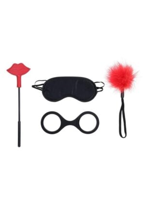 Sex and Mischief Ex`s andamp; Oh`s Kiss Kit - Red/Black